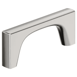 76mm Merced Cabinet Pull, Polished Nickel
