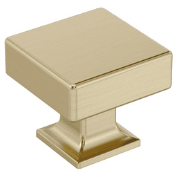 1-1/4" Lintel Cabinet Knob, Golden Champagne