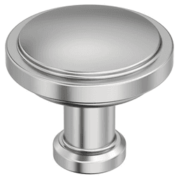 1-1/4" Faircrest Cabinet Knob, Polished Chrome