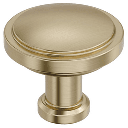 1-1/4" Faircrest Cabinet Knob, Golden Champagne
