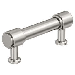 76mm Faircrest Cabinet Pull, Polished Nickel