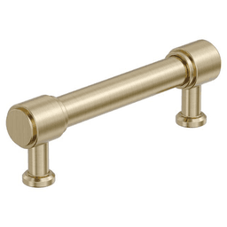 96mm Faircrest Cabinet Pull, Golden Champagne