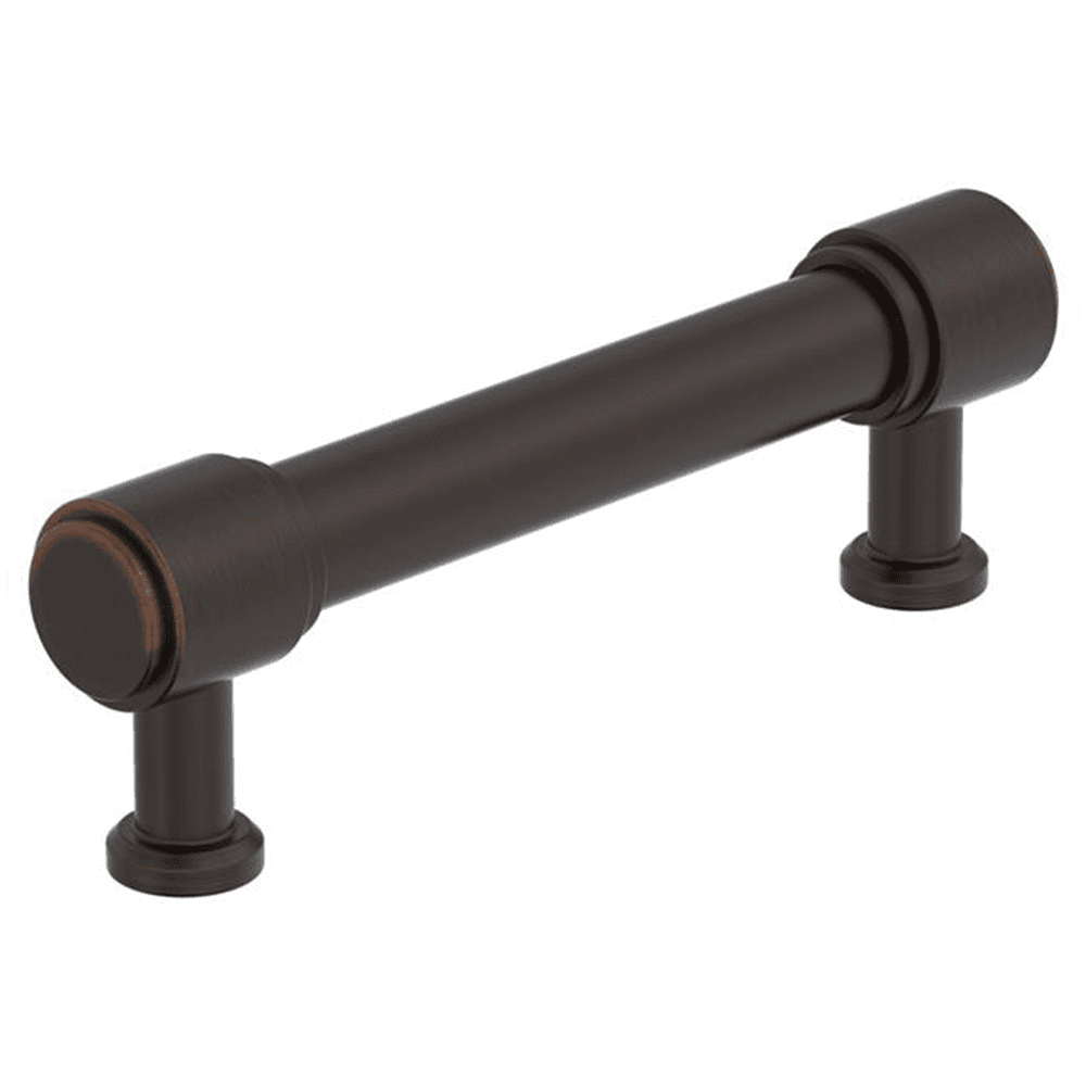 96mm Faircrest Cabinet Pull, Oil-Rubbed Bronze