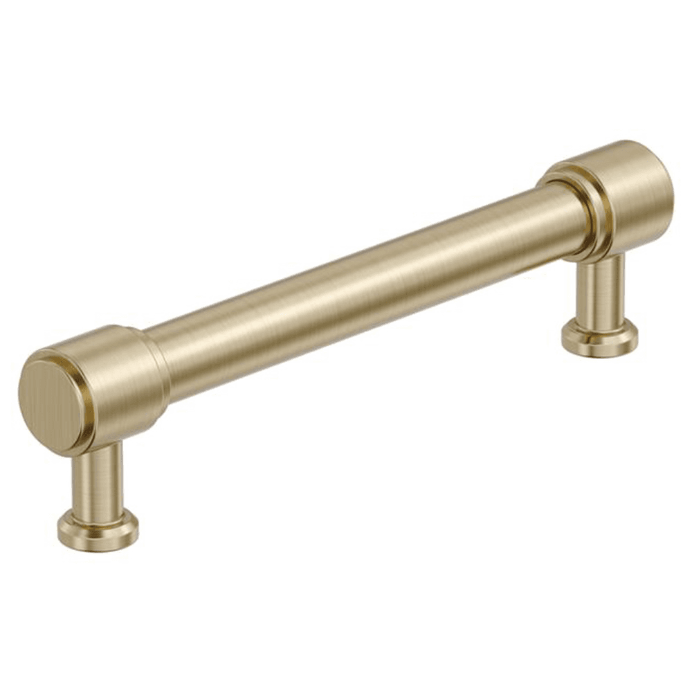 128mm Faircrest Cabinet Pull, Golden Champagne