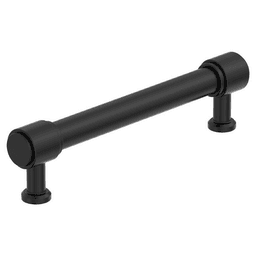 128mm Faircrest Cabinet Pull, Matte Black