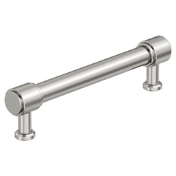 128mm Faircrest Cabinet Pull, Polished Nickel