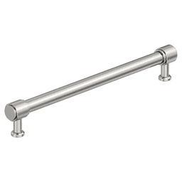224mm Faircrest Cabinet Pull, Polished Nickel
