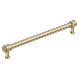 256mm Faircrest Cabinet Pull, Golden Champagne