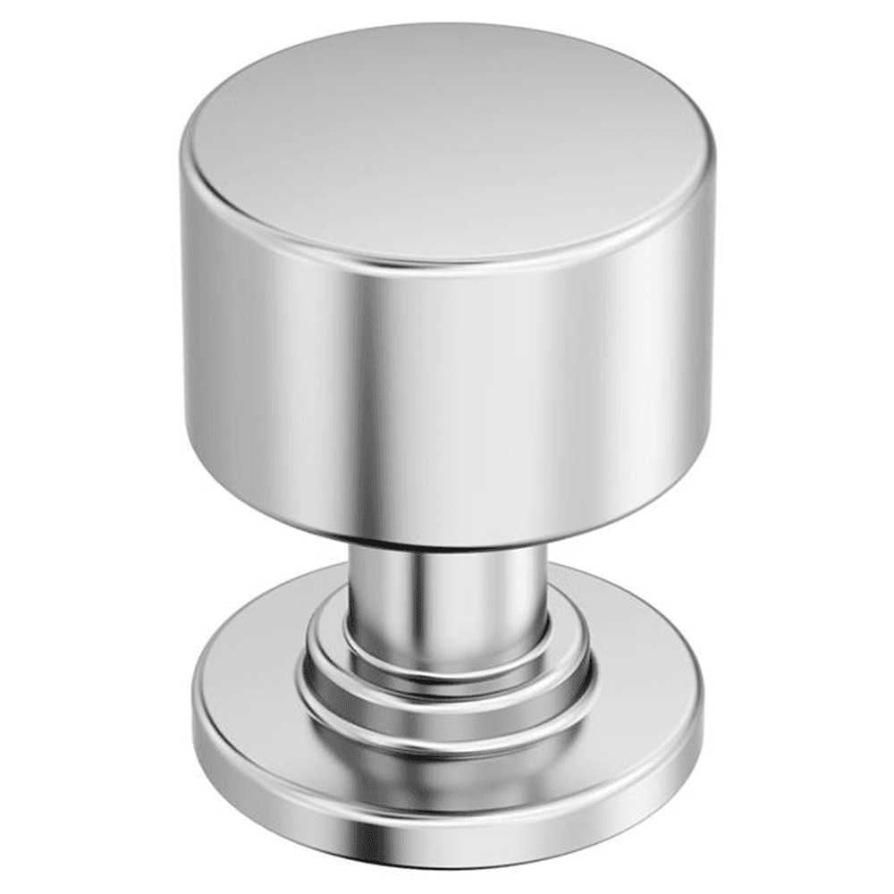 1" Balon Cabinet Knob, Polished Chrome