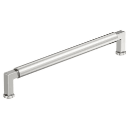 224mm Balon Cabinet Pull, Polished Nickel