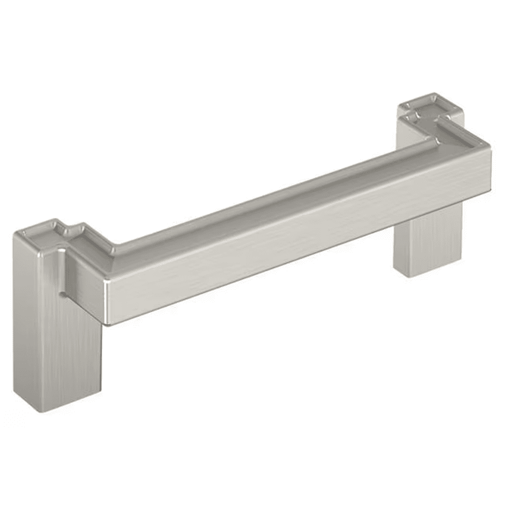 3-3/4" Rockhurst Cabinet Pull, Satin Nickel