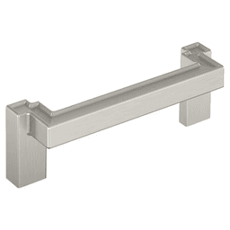 3-3/4" Rockhurst Cabinet Pull, Satin Nickel