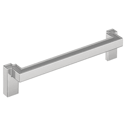 6-5/16" Rockhurst Cabinet Pull, Polished Chrome