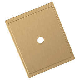 1-5/8" Maymont Knob Backplate, Champagne Bronze