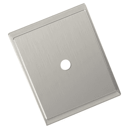 1-5/8" Maymont Knob Backplate, Satin Nickel
