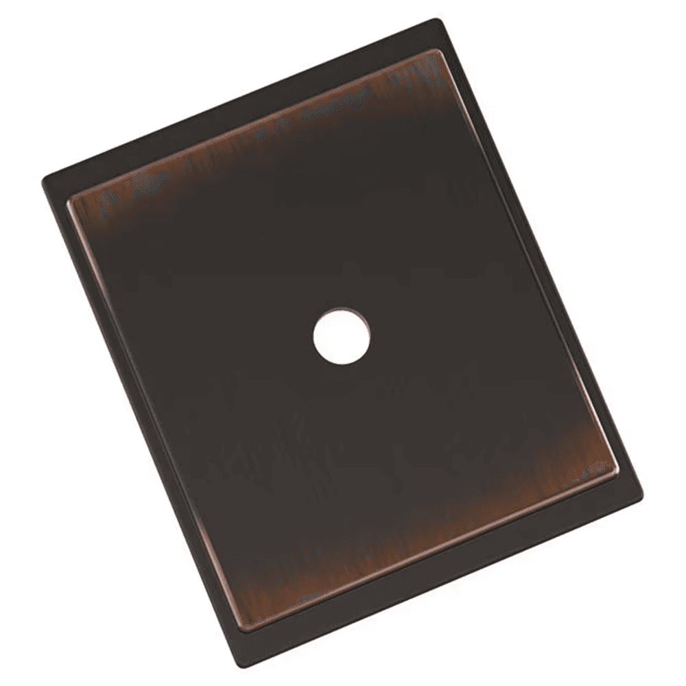 1-5/8" Maymont Knob Backplate, Oil-Rubbed Bronze