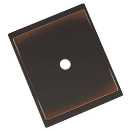 1-5/8" Maymont Knob Backplate, Oil-Rubbed Bronze