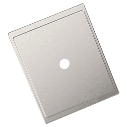 1-5/8" Maymont Knob Backplate, Polished Nickel