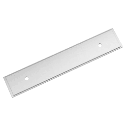 3-3/4" Maymont Pull Backplate, Polished Chrome