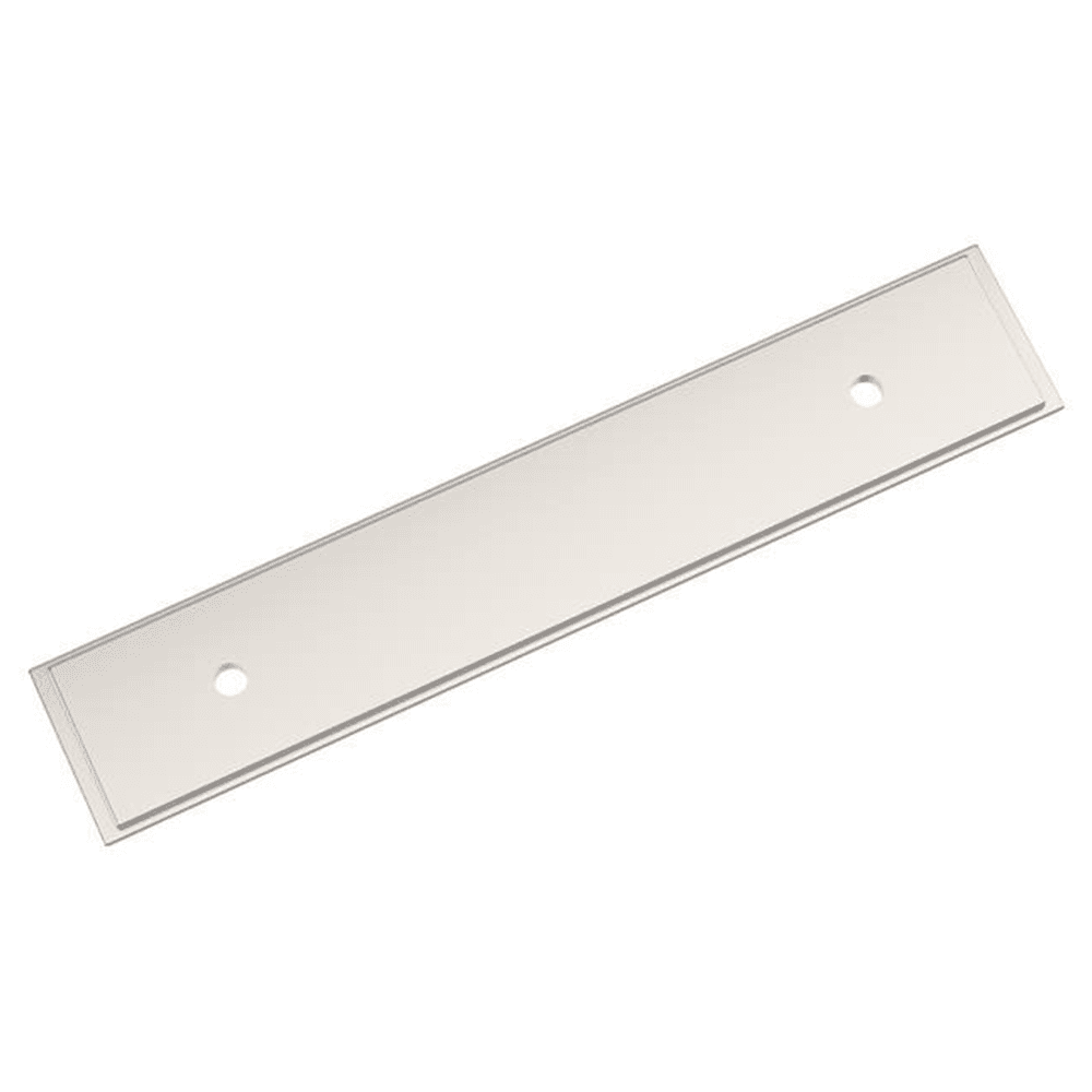 3-3/4" Maymont Pull Backplate, Polished Nickel