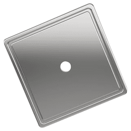1-9/16" Thoreau Knob Backplate, Polished Chrome