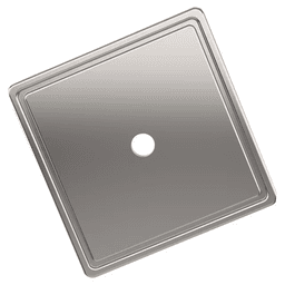 1-9/16" Thoreau Knob Backplate, Polished Nickel
