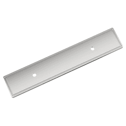 3" Thoreau Pull Backplate, Polished Chrome