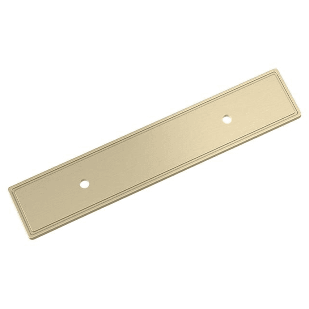 3" Thoreau Pull Backplate, Golden Champagne