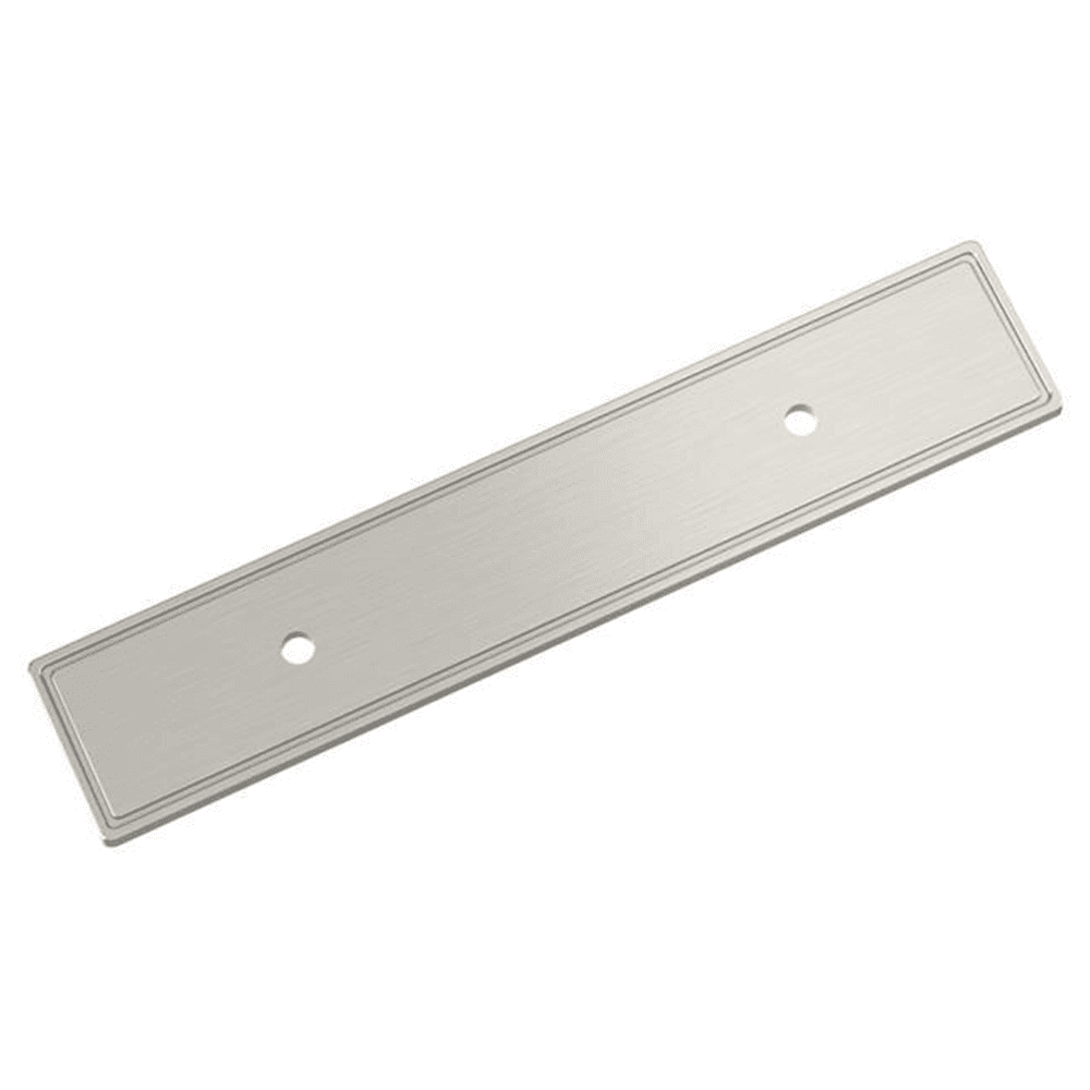 3" Thoreau Pull Backplate, Satin Nickel