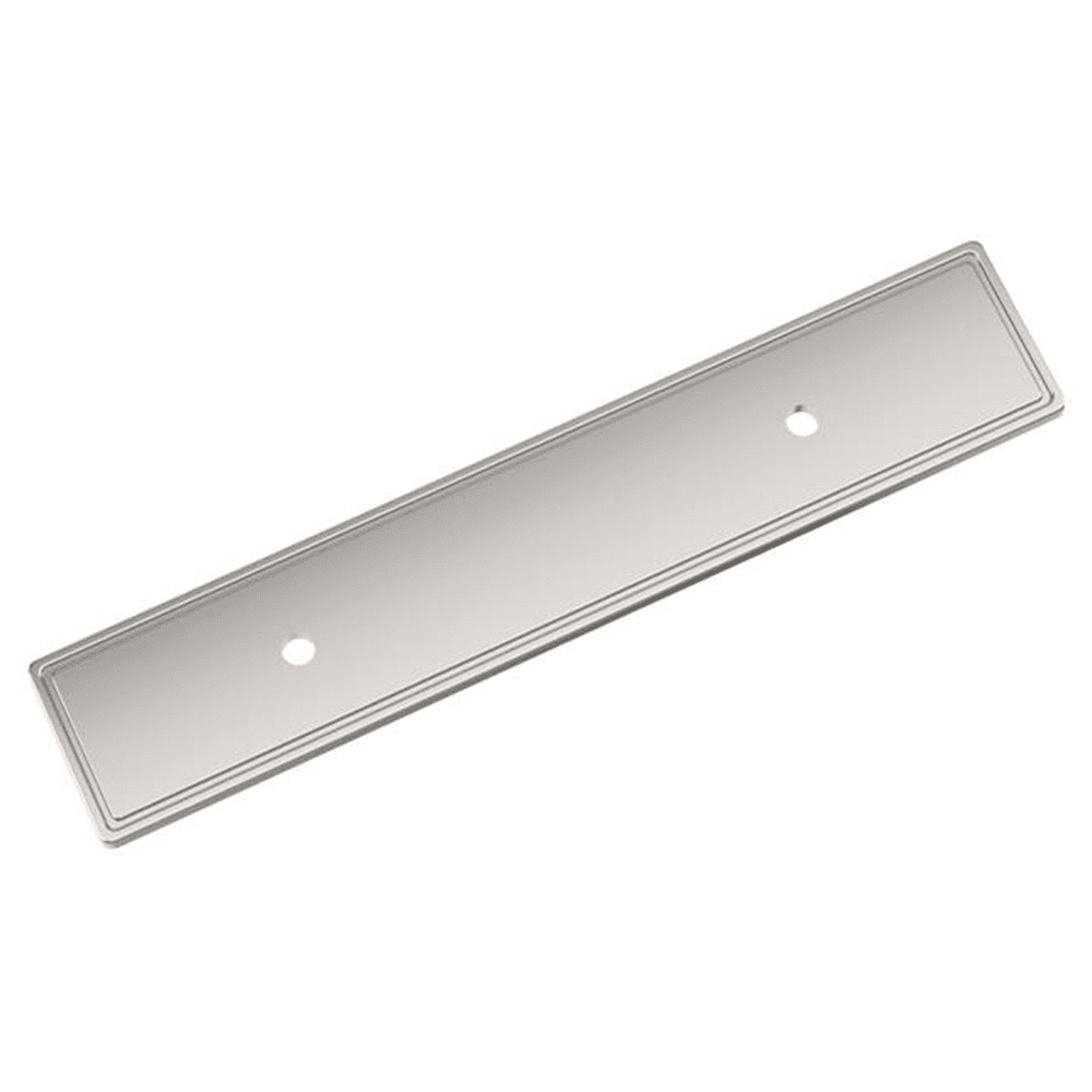 3" Thoreau Pull Backplate, Polished Nickel