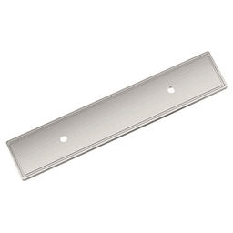 3" Thoreau Pull Backplate, Polished Nickel