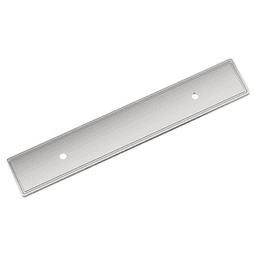 3-3/4" Thoreau Pull Backplate, Polished Chrome