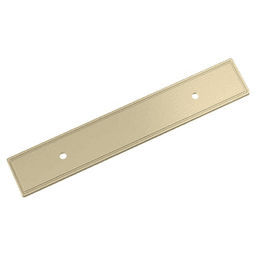 3-3/4" Thoreau Pull Backplate, Golden Champagne