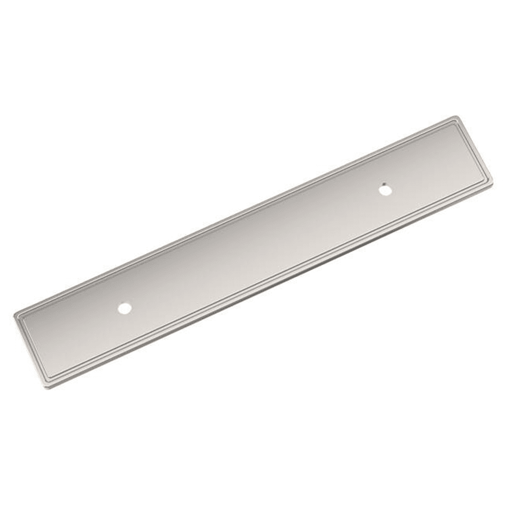 3-3/4" Thoreau Pull Backplate, Polished Nickel