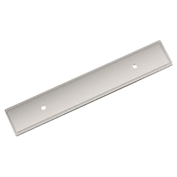 3-3/4" Thoreau Pull Backplate, Polished Nickel