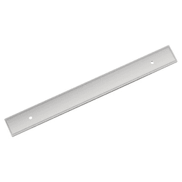 192mm Thoreau Rectangle Backplate, Polished Chrome