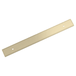192mm Thoreau Rectangle Backplate, Golden Champagne