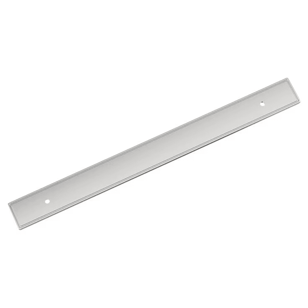 224mm Thoreau Rectangle Backplate, Polished Chrome