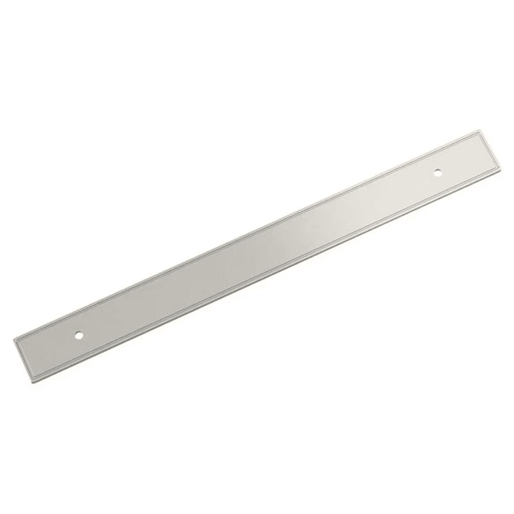 224mm Thoreau Rectangle Backplate, Satin Nickel