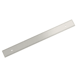 224mm Thoreau Rectangle Backplate, Satin Nickel