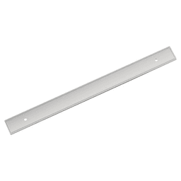 256mm Thoreau Rectangle Backplate, Polished Chrome