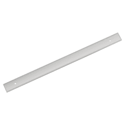 320mm Thoreau Rectangle Backplate, Polished Chrome