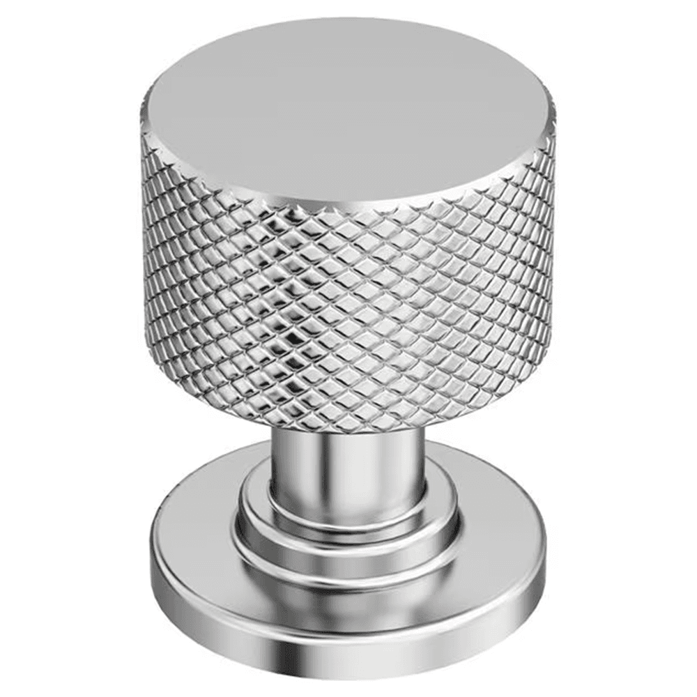 1" Balata Cabinet Knob, Polished Chrome