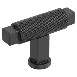 2" Balata Cabinet Knob, Matte Black