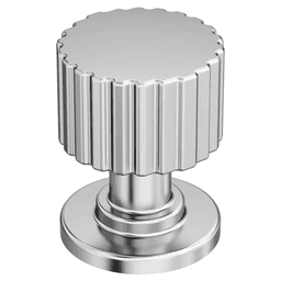 1" Ballard Cabinet Knob, Polished Nickel
