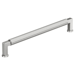 224mm Ballard Cabinet Pull, Polished Nickel