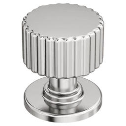 1-1/8" Ballard Cabinet Knob, Polished Nickel