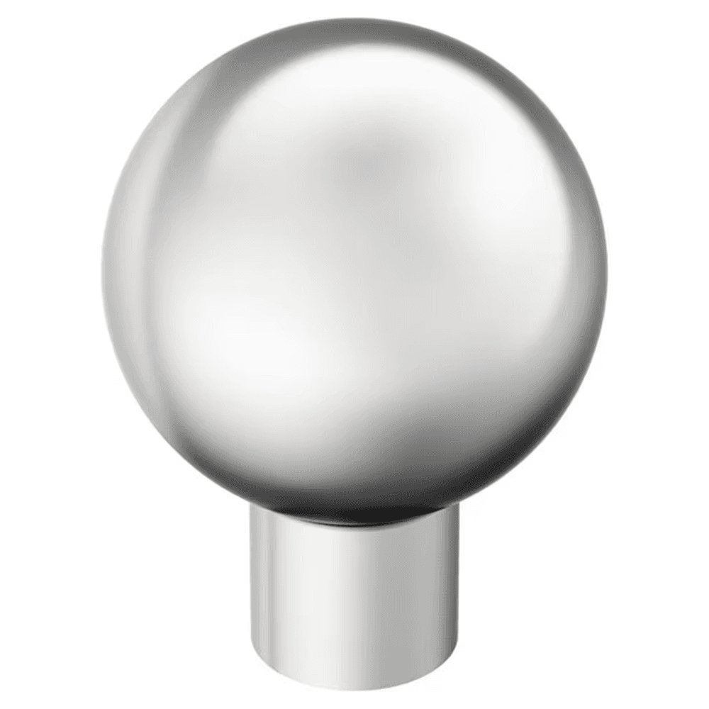 1-1/8" Coble Cabinet Knob, Polished Chrome