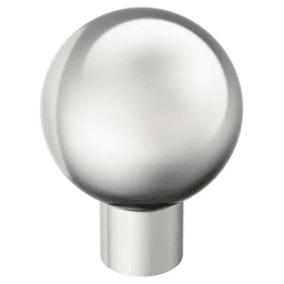 1-1/8" Coble Cabinet Knob, Polished Nickel