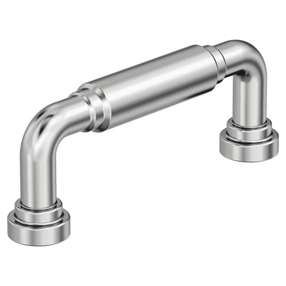 3" Coble Cabinet Pull, Polished Chrome